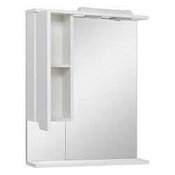 Зеркальный шкаф/лев/с/с/белый(60см) Viktoria/AQUA DE MARCO
