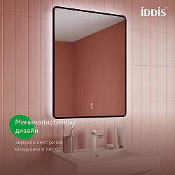 Зеркало с подсветкой и термообогревом, 60 см, Cloud X, IDDIS, CLX60T0i98