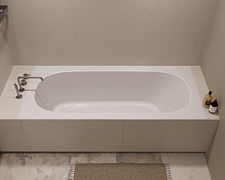 Ванна акриловая Vincea VBT-710-1700, 1700*750*460, цвет белый, , шт