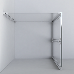 Душевой уголок Garda VSR-1G8090CH, 900*800, хром, стекло шиншилла, , шт