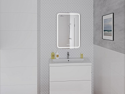 Зеркало: LED 050 pro 55*80, с подсветкой, антизапотевание, смена цвета холод.