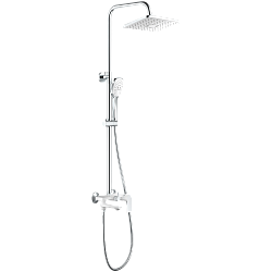 Душевая система, тропический душ, латунь, белый/хром, HB24505-8