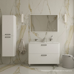 Тумба напольная, белая, 100 см, Brick, IDDIS, BRI10WFi95. Ум. 0101000i28