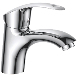 Смеситель для раковины, латунь, хром HB1021