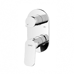 Cмеситель для встраиваемых душевых систем с дивертором на 2 режима (без аксессуаров), хром