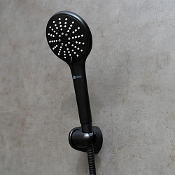 BRONX Встраиваемый термостатический смеситель с верх.душем , 3-х реж.лейкой, латунь/хром, LM3742BL