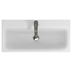 Раковина встраиваемая MODUO 80 SLIM, 1 отв., белый