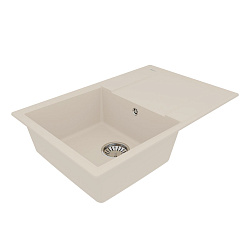 IMANDRA 760 Мойка кухонная из кварцгранита цвет: шампань  комплектация: крепеж, сливная арматура с п