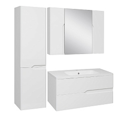 Шкаф-пенал/лев/подвесной (40см)Palermo/AQUA DE MARCO