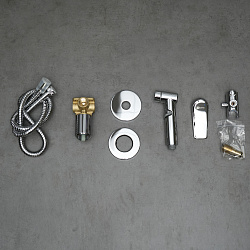 ORTUS Встраиваемый смеситель с гигиеническим душем, латунь/хром, LM11319C