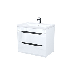 Тумба с умывальником, подвесная, 70 см, белый, Ray, IDDIS, RAY70W0i95K подходит умыв. 4077000i28