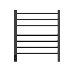 Полотенцесушитель электрический Point Веста PN70756GR П7 500x600, диммер слева, графит премиум