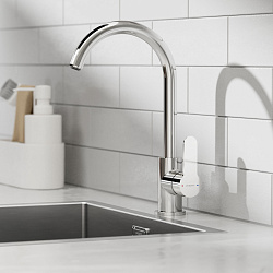 Смеситель для кухни Pragma Melpul, хром, MEL7.C1JU.001