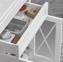 Тумба Opadiris Палермо 70, цвет белый матовый (под раковину CeraStyle FRAME 70)