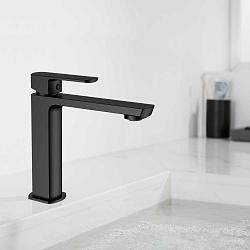 Смеситель для раковины Next VBF-1N1MB однорычажный, черный, , шт