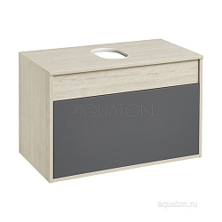 Тумба-умывальник Лофт Урбан 65 графит\Орегон (Одри, MILA)