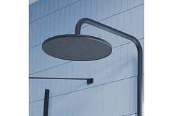 Верхний душ Pragma Teiden, матовый черный, TDN2.BBLT.028