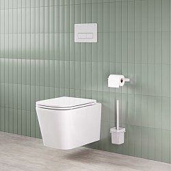 ВЫВОД Клавиша смыва, пневматическая, глянцевый белый, Profix Air, IDDIS, PRA10W0i77	