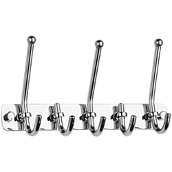 Крючок пятерной, хром HB201-5