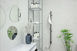 Полотенцесушитель электрический Vincea VTD-1DGE 15х140, графит, таймер, , шт