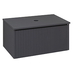 Тумба подвесная Monaco/70см/1 ящ/графит/AQUA DE MARCO