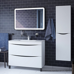 Тумба напольная, белая, 100 см, Cloud, IDDIS, CLO10WFi95