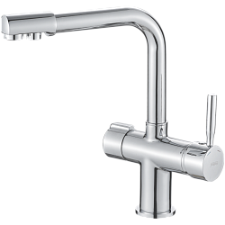 Смеситель для кухни с подключением фильтра, латунь, хром HB70088