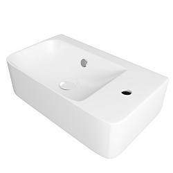 Corpa Nera Longo/Лонго 45 раковина подвесная правая, белый