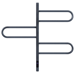 Полотенцесушитель электрический Vincea VTD-1R2CGE 44х80, графит, таймер, , шт