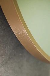 DREJA Зеркало GLOW 50х100 см, алюм. профиль, золото