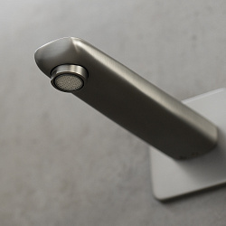 BRONX Встраиваемый смеситель для раковины, излив 17 см, латунь/графит