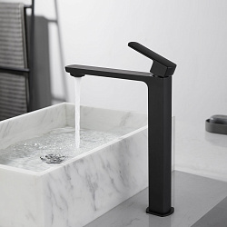 Смеситель для раковины Next VBF-1N2MB однорычажный, черный, , шт