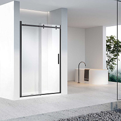 Душевая дверь Como-N VDS-4CN120CLB, 1200, черный, стекло прозрачное, , шт