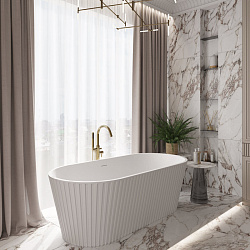 Corpa Nera Viotti/Виотти ванна акриловая отдельностоящая 170х74х75, черный матовый