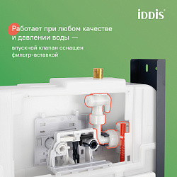 Бачок скрытого монтажа и клавиша смыва, Optima Home, IDDIS, OPH0MBCi32K