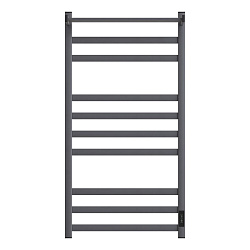 Полотенцесушитель электрический Point Меркурий PN83850PGR П9 500x1000 с полкой, диммер справа, графи