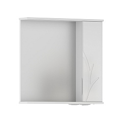 Зеркало-шкаф Adel 70 правый (белый)