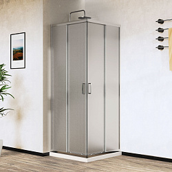 Душевой уголок City VSS-5CT800MT, 800*800, хром, стекло текстурное, , шт