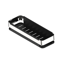 Черная полка для ванной комнаты, IDDIS, SHE13SBi44