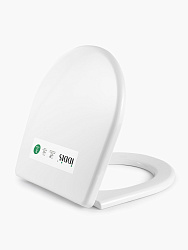 Сиденье для унитаза ID 01 107.полипропилен, система плавного закрывания Soft Close, цвет: белый