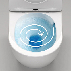 Унитаз подвесной Pragma Nanta, белый глянцевый, смыв Торнадо, NAN1.GWWT.002