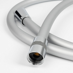 Шланг для душа, серебряный, силиконовый, 1,5м, Optima Home, IDDIS, OPH15SLi19