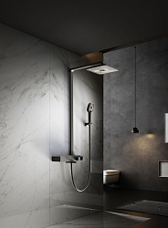 Душевая стойка Inspire VSFS-3I13TMB термостатическая с изливом, черный, , шт