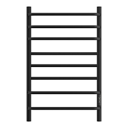 Полотенцесушитель электрический Point Сатурн PN90858B П8 500x800 диммер справа, черный