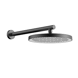 Верхний душ с держателем VSHD-42CGM, вороненая сталь, , шт