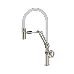 Смеситель для кухни с гибким изливом, сатин, Grange, IDDIS, GRABNFLi05