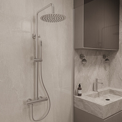 Душевая стойка City VSFS-4CT1BN, брашированный никель, , шт