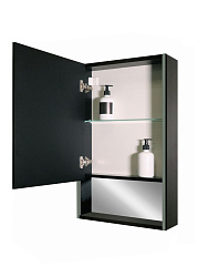 Зеркало-шкаф "Filit LED" 500х800 левый, черный