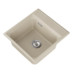 Мойка кухонная Point Мисти 46 светло-бежевый