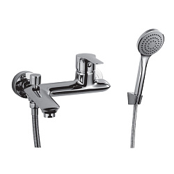 Смеситель одноручный (35 мм)  для ванны с коротким изливом, хром,V35-31